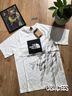 The North Face Tricou Alb cu Imprimeu pentru barbati