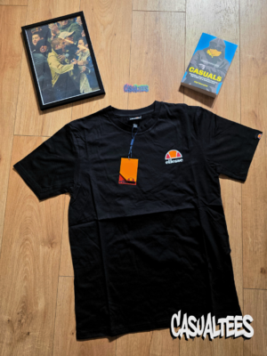 Ellesse Tricou Negru cu logo imprimat pentru barbati