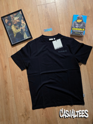 Napapijri Tricou Negru Cu Logo Wavy pentru barbati