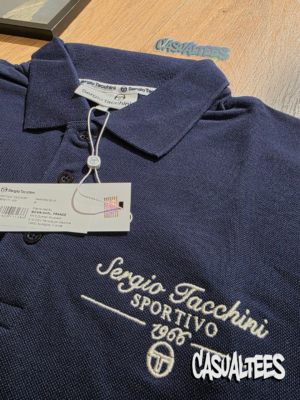 Sergio Tacchini Tricou Polo Navy Blue pentru barbati