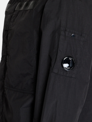 C.P. Company Jachetă Flatt Nylon Neagra pentru bărbați