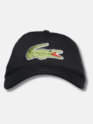 Lacoste Șapcă Neagră cu logo brodat unisex