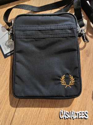 Fred Perry Borsetă Neagră Brentham Small unisex