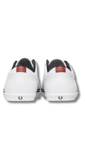 Fred Perry Adidași Albi din Piele pentru bărbați