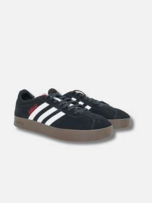 adidas VL Court 2.0 Negri din Piele Întoarsă încălțăminte pentru bărbați
