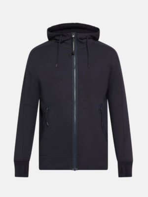 C.P. Company Hanorac Raised Fleece Navy Blue pentru bărbați
